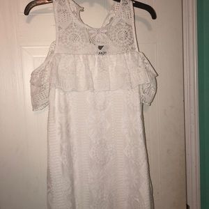 White lace dress